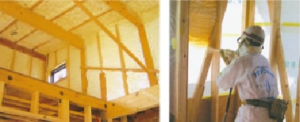 吹付断熱-イメージ